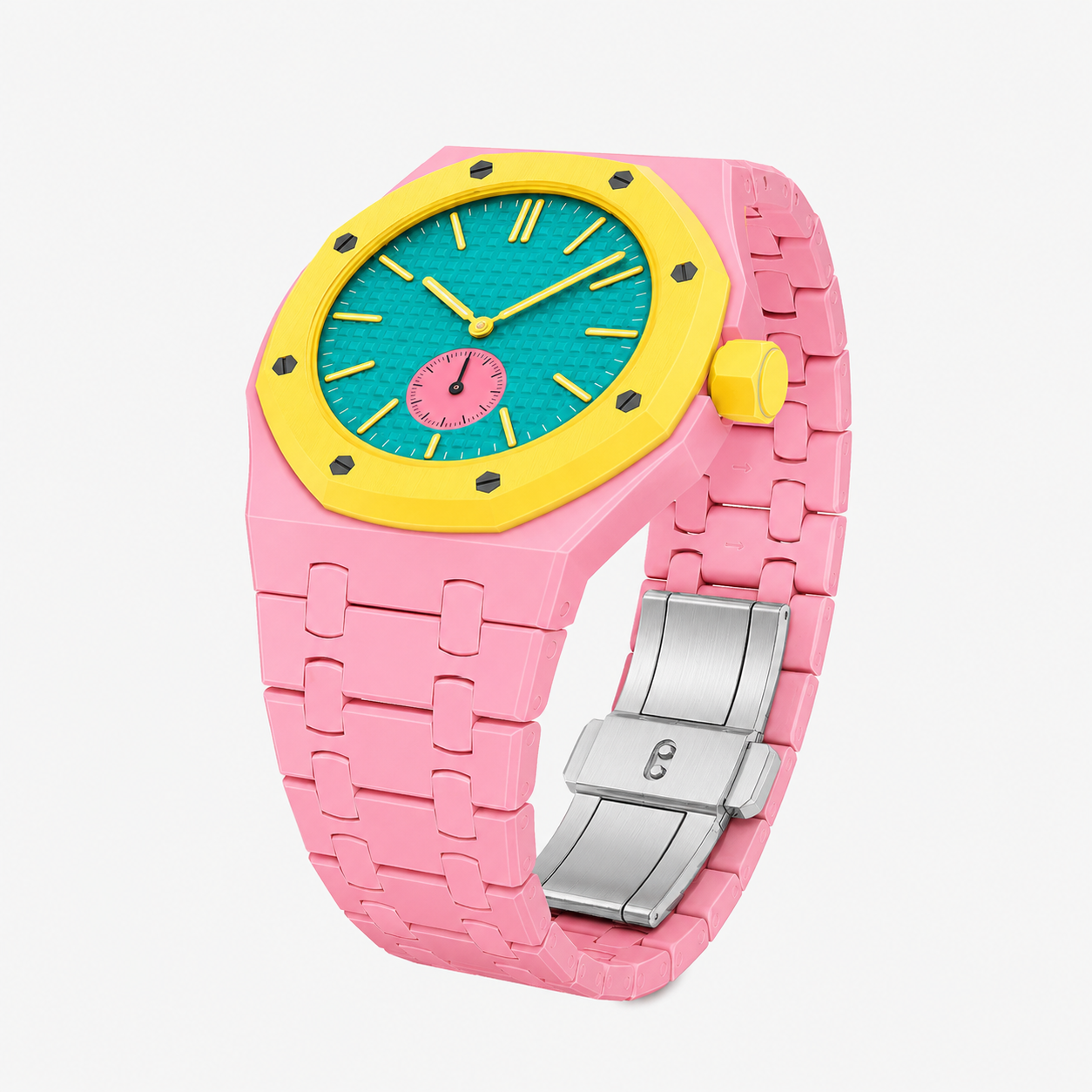 AP X Swatch Royal Pop Watch Straps 3 O'clock