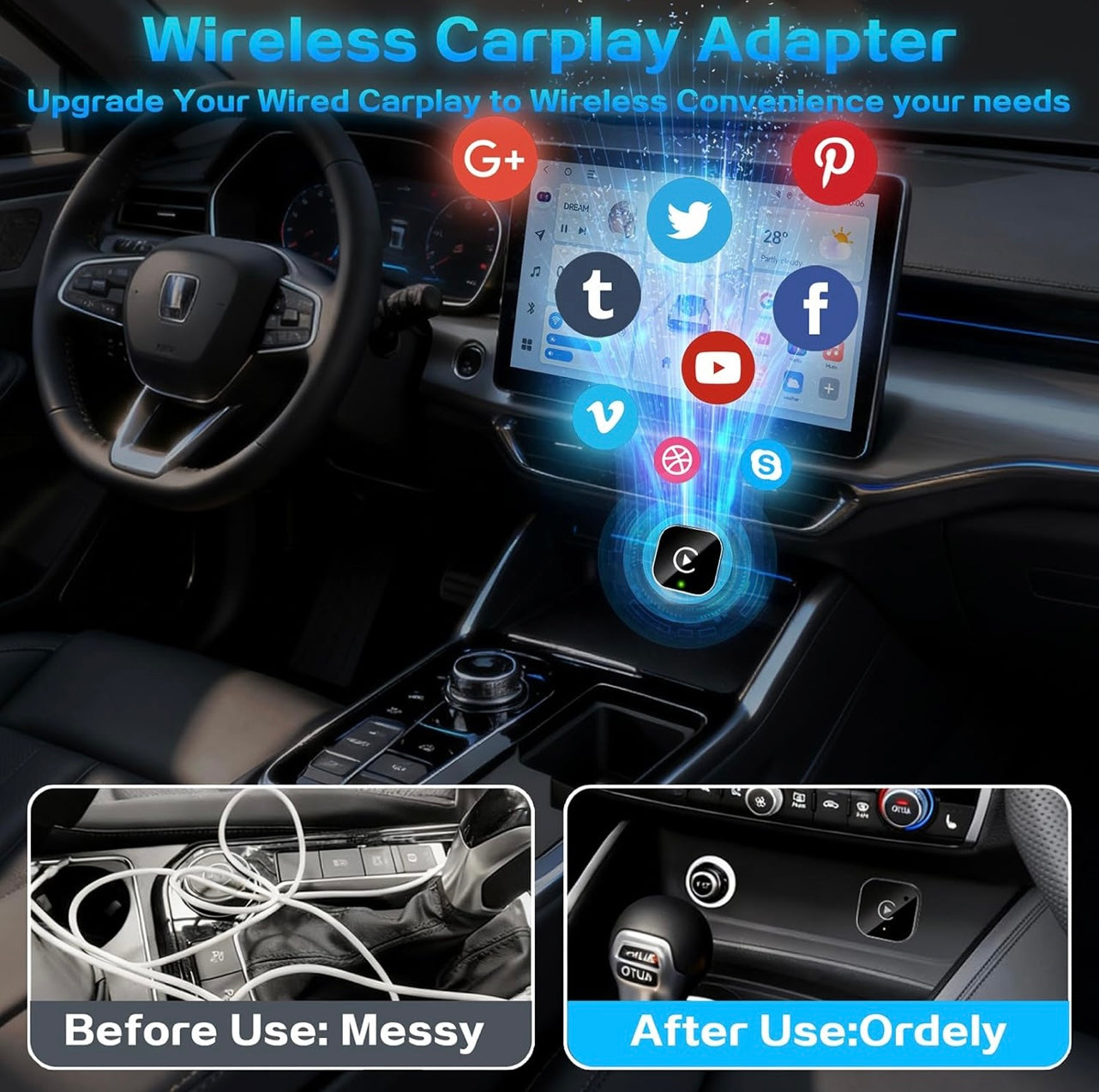 Mini Wireless Carplay Adapter