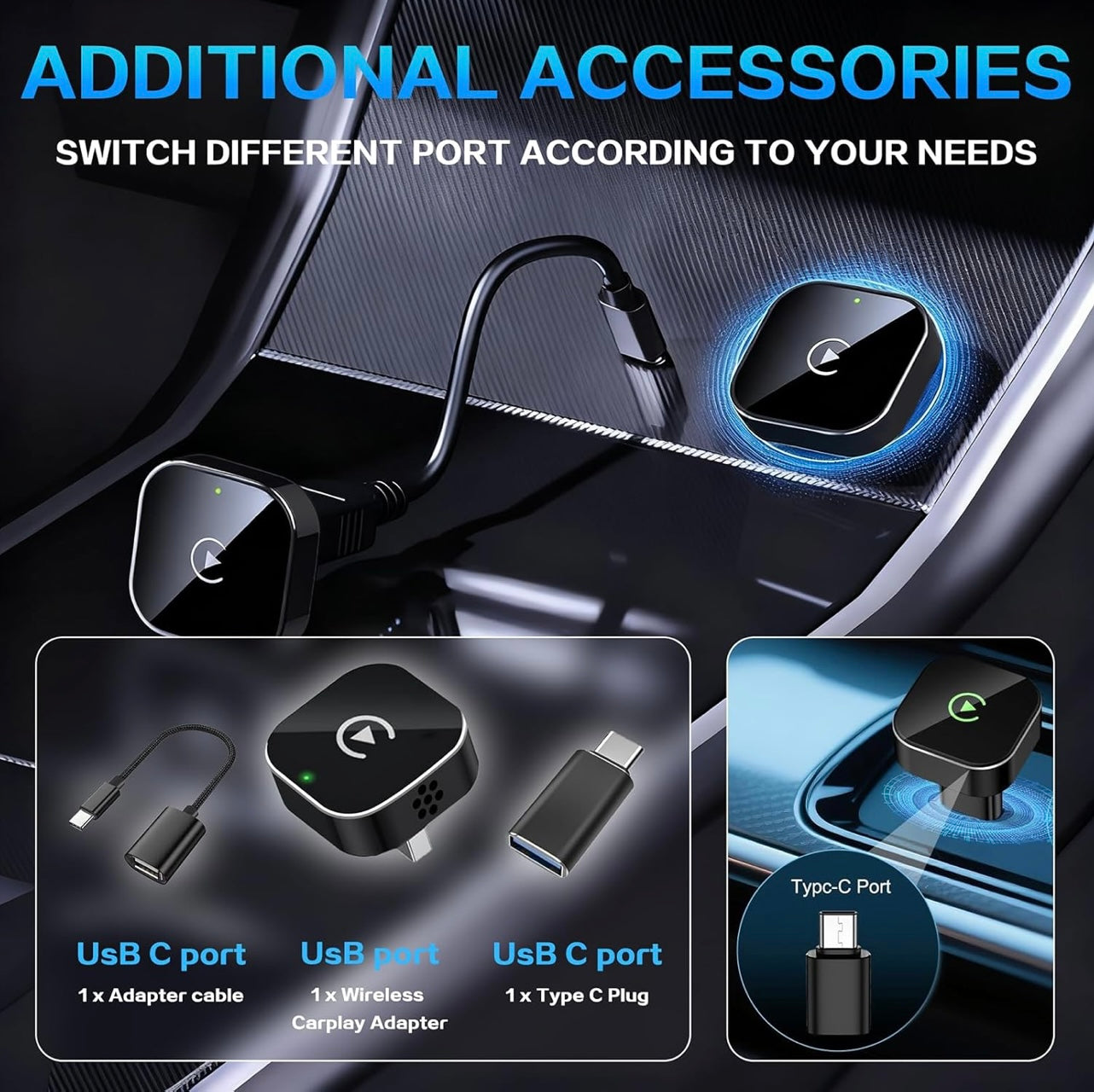 Mini Wireless Carplay Adapter
