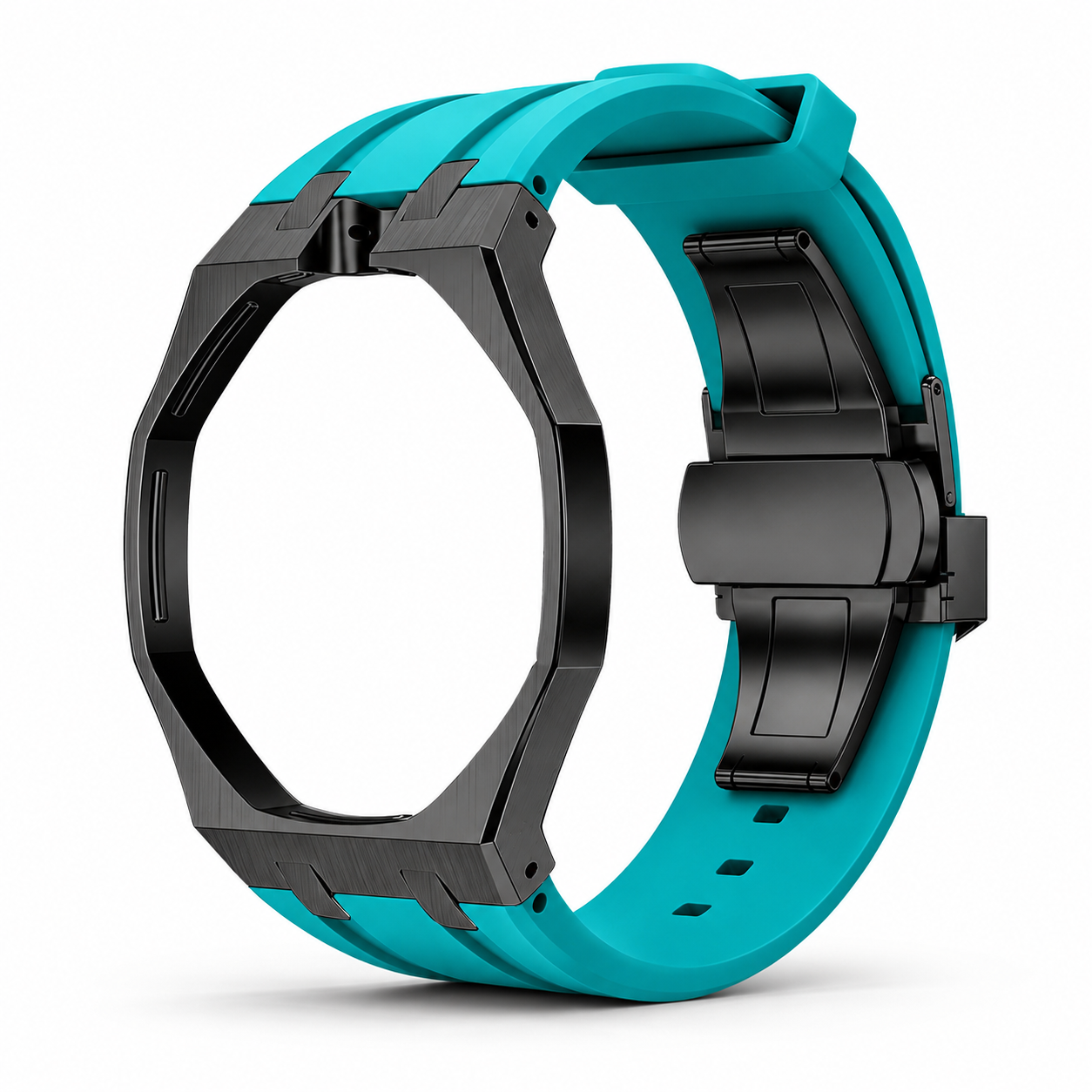 AP X Swatch Royal Pop Stainless Steel Black Case Silicone Straps
