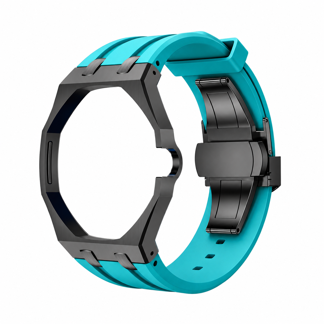 AP X Swatch Royal Pop Stainless Steel Black Case Silicone Straps