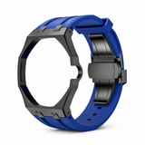 AP X Swatch Royal Pop Stainless Steel Black Case Silicone Straps