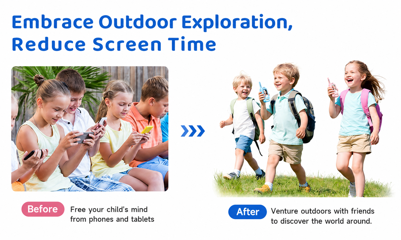 Video Walkie Talkies Set for Kids