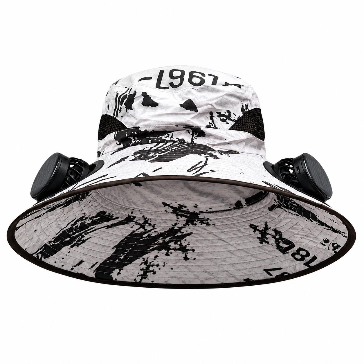 Solar Fan Wide Brim Sun Hat