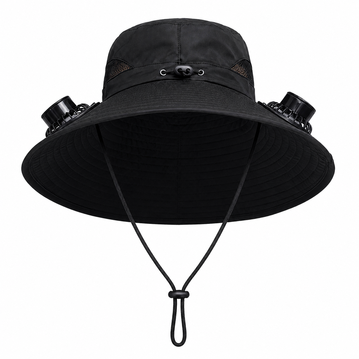 Solar Fan Wide Brim Sun Hat
