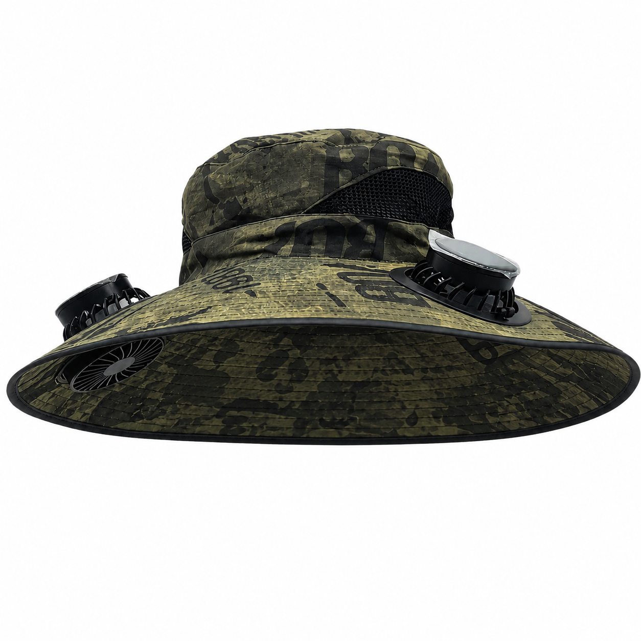 Solar Fan Wide Brim Sun Hat