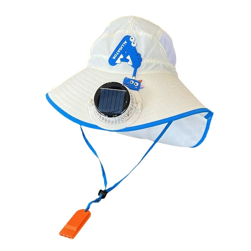 Kids Solar Fan Sun Hat
