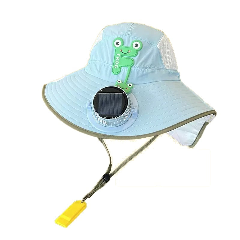 Kids Solar Fan Sun Hat