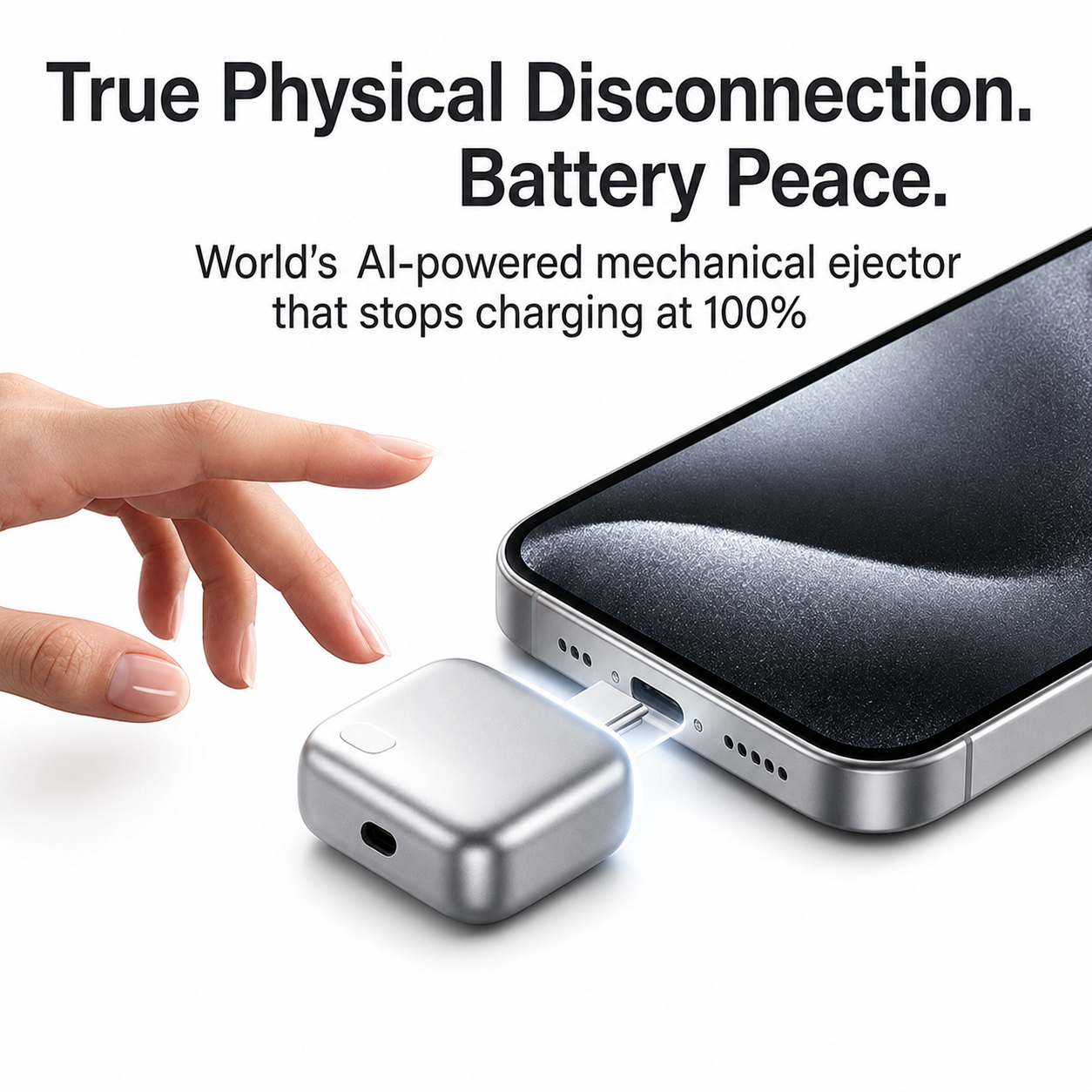 140W Type-C Smart Auto Disconnect Charging Adapter