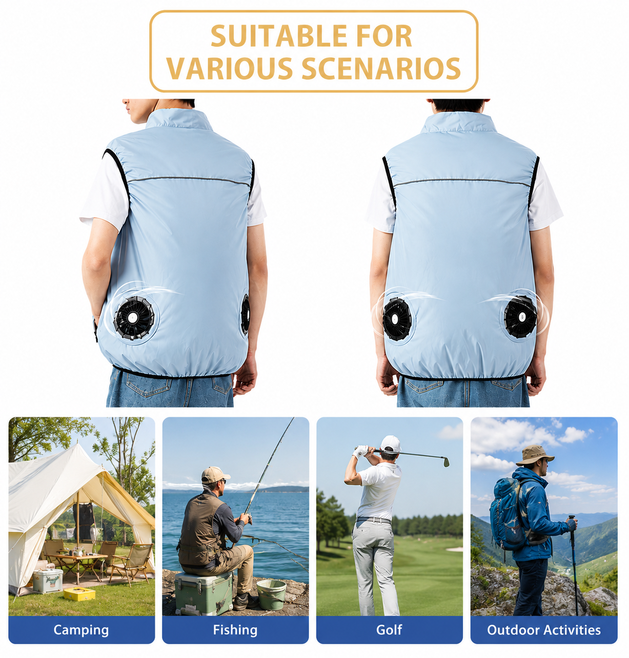 Cooling Fan Vest