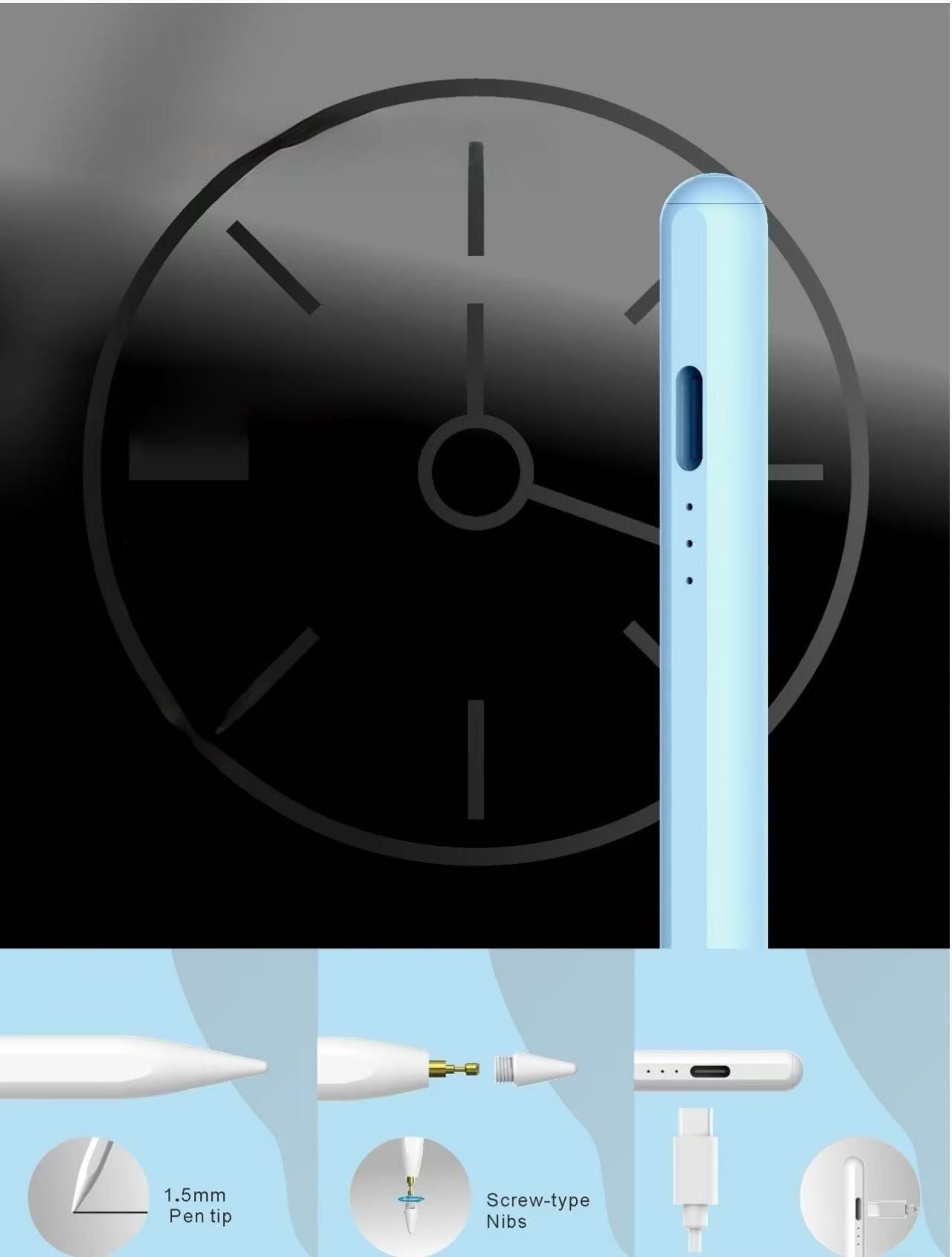 Pad Pencil Stylus for iPad Magnetic Attach
