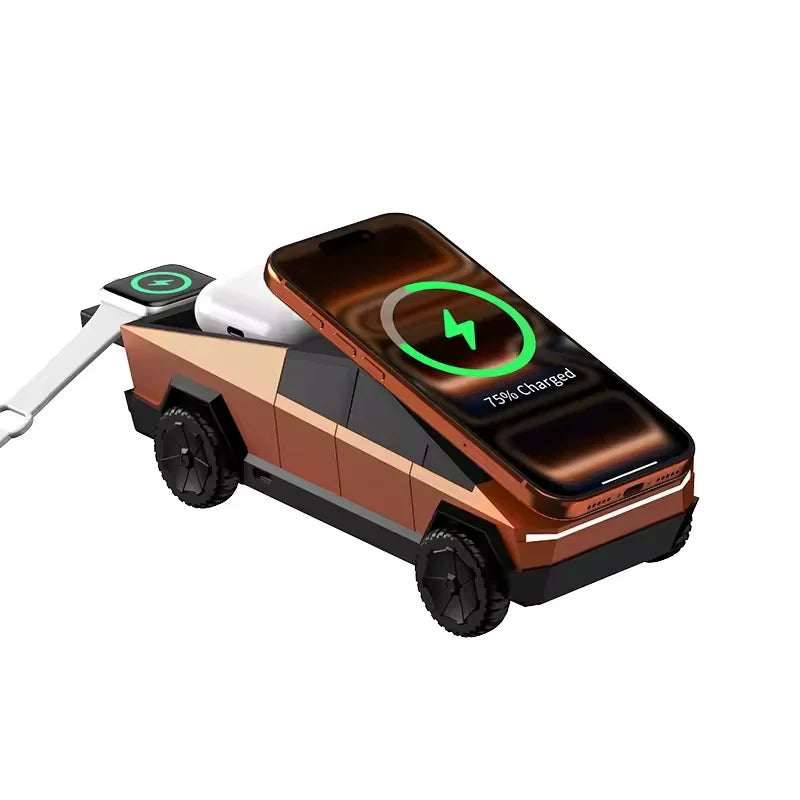 CyberDock 3-in-1 Wireless Charging Station