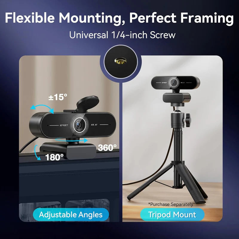 NOVA StreamCam 4K Webcam