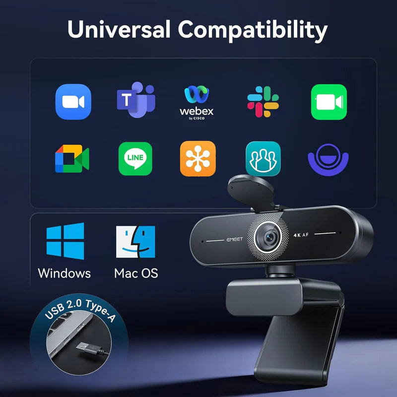 NOVA StreamCam 4K Webcam
